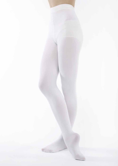 Ultra Soft Footed tights Grand Prix nylon+spandex, white, 2