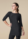 TAYANA tunic by Grand Prix polyamide micro, black, XL