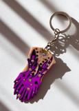 Key ring RG leotard purple