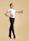 Leggings NELLY microbrush, black, 128cm