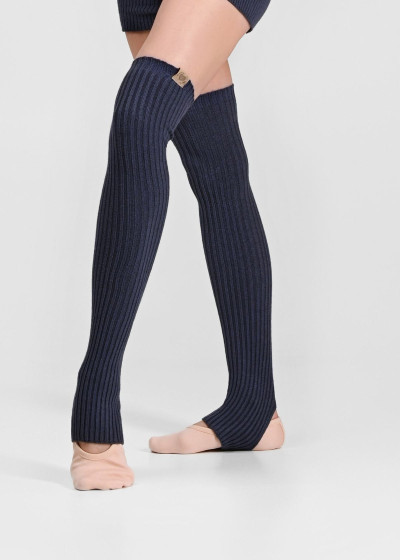Leg Warmers WINDI HARMONY Grand Prix 50%viscose, 31%polyester, 19%nylon, deep cobalt, 64cm