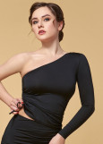 CIARA top by Grand Prix polyamide micro, black, 152cm