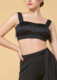 IZUMI crop top by Grand Prix polyamide micro, black, M