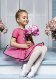 MELODIE babygirl tutu dress by Grand Prix 90%polyamide, 10%elastane, mallow, 122cm