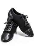 Men's Latin Shoes Grand Prix RICCARDO oxford textile+leather, black, 47