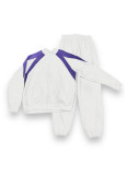 ORA tracksuit by Grand Prix polyamide, white+violet, S