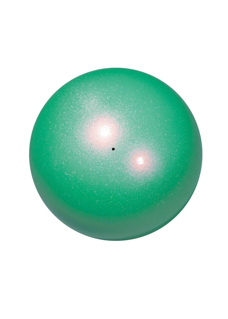 Ball for gymnastics SASAKI NEW FIG M-207AU, 18,5cm rubber, Mystic Green (MSG), 18.5cm, 400g