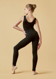 Unitard TURANDOT, top, leggings 90%cotton, 10%elastane, black, 128cm