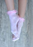 Socks with frills