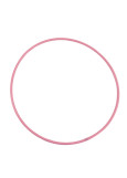 Hoop for gymnastics SASAKI M-13 polyethylene, Pink (P), 75cm, 260g