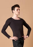 ALEXIS - Raglan Long Sleeve Top polyamide micro, black, 152cm