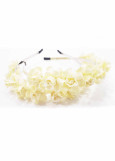 Headband GLORY milky-white