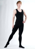 Leggings NAZAR 90%cotton, 10%elastane, black, XS