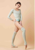 WINDI Leg Warmers Grand Prix 73%viscose,24%nylon,3%elastane, mint, 60cm