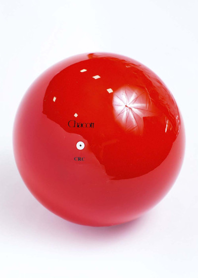 Ball for gymnastics CHACOTT 65001, 18.5cm rubber, Red (052), 18.5cm