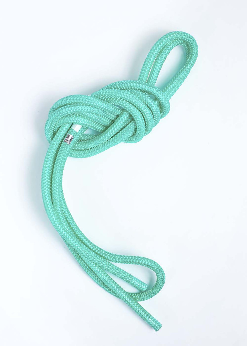 Rope for gymnastics CHACOTT 65301, 3m nylon, Peppermint Green (43), 3m