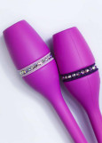 Club band with crystals ss20 dark purple