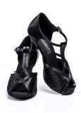 Ladies Latin Shoes Grand Prix ALISON satin, black, 2.5"fl, 37