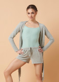 SONA top by Grand Prix melange jersey, mint, M-L