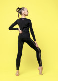 RUSH leggings by Grand Prix 90%polyamide, 10%elastane, black+black, 116cm