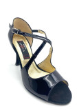 Tango shoes FLAVIA patent leather, black, 8 cm, 6,5