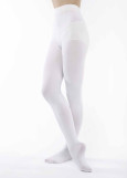 Ballet Tights, children nylon+spandex, white, M