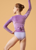 STASSI top by Grand Prix velour, purple, 134-140cm