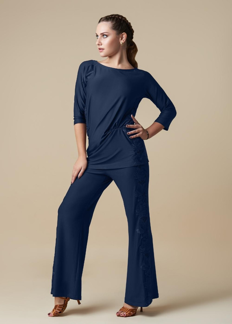 TAYANA tunic by Grand Prix polyamide micro, dark blue, L plus