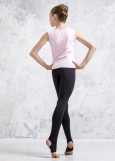 Leggings NELLY cotton stretch, black, 128cm