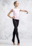 Leggings NELLY cotton stretch, black, 128cm