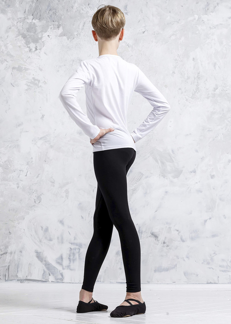 Leggings COLIN 90%cotton, 10%elastane, black, 152cm