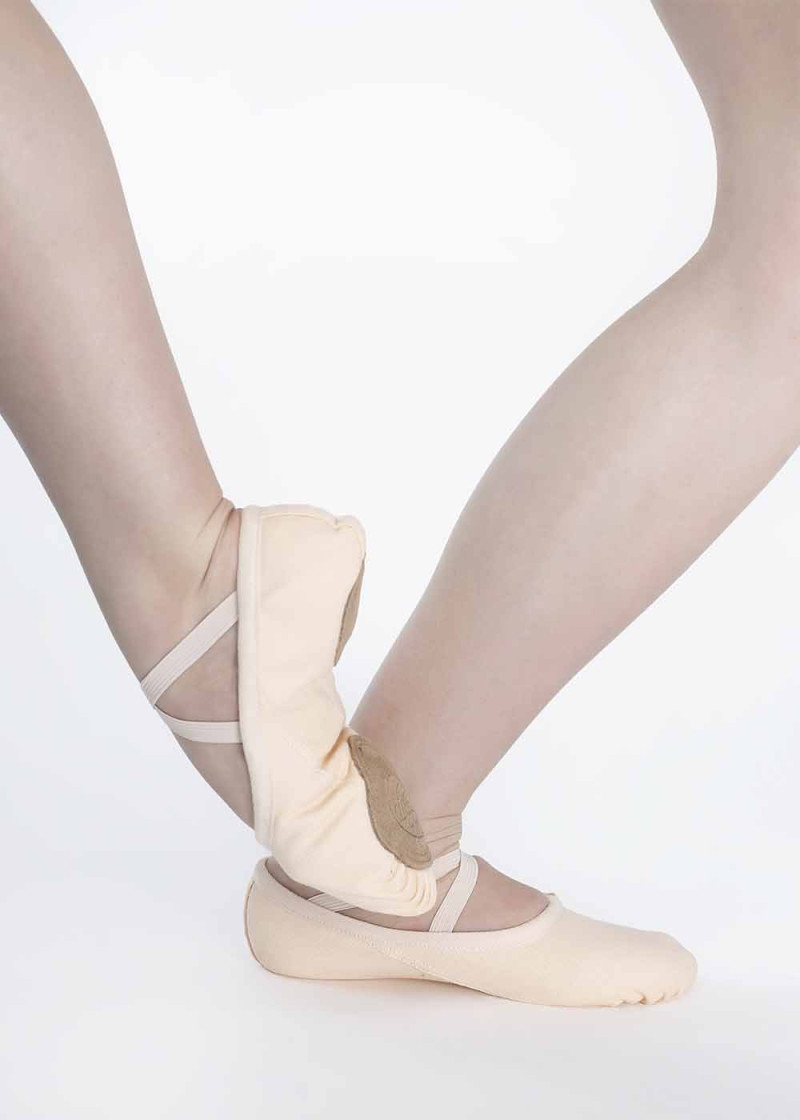 Split Sole Ballet Slippers Grand Prix BATTEMENT canvas, nude, 42