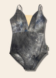 BRIELLE camisole leotard by Grand Prix 90%viscose, 10%elastane, silver mocha, 158cm
