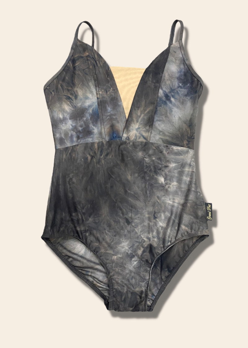 BRIELLE camisole leotard by Grand Prix 90%viscose, 10%elastane, silver mocha, 158cm