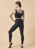 Leggings NATALIE 90%cotton, 10%elastane, black, XS