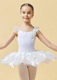 Costume PETITE SWAN by Grand Prix 90%cotton, 10%elastane, white, 110cm