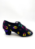 Teaching & Practice Shoes Grand Prix CAYENNA LIPS oxford textile, Rainbow Lips, 36