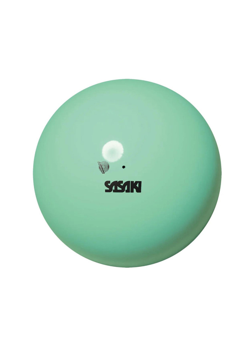 Ball for gymnastics SASAKI NEW FIG M-20B, 17см rubber, Ice Mint (ICMI), 17cm, 350g