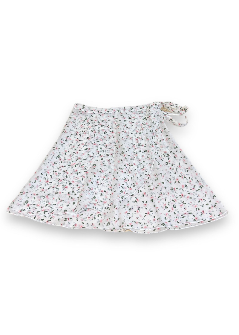 ORIELLA FLORAL wrap chiffon ballet skirt by Grand chiffon, floral white, M(48cm)