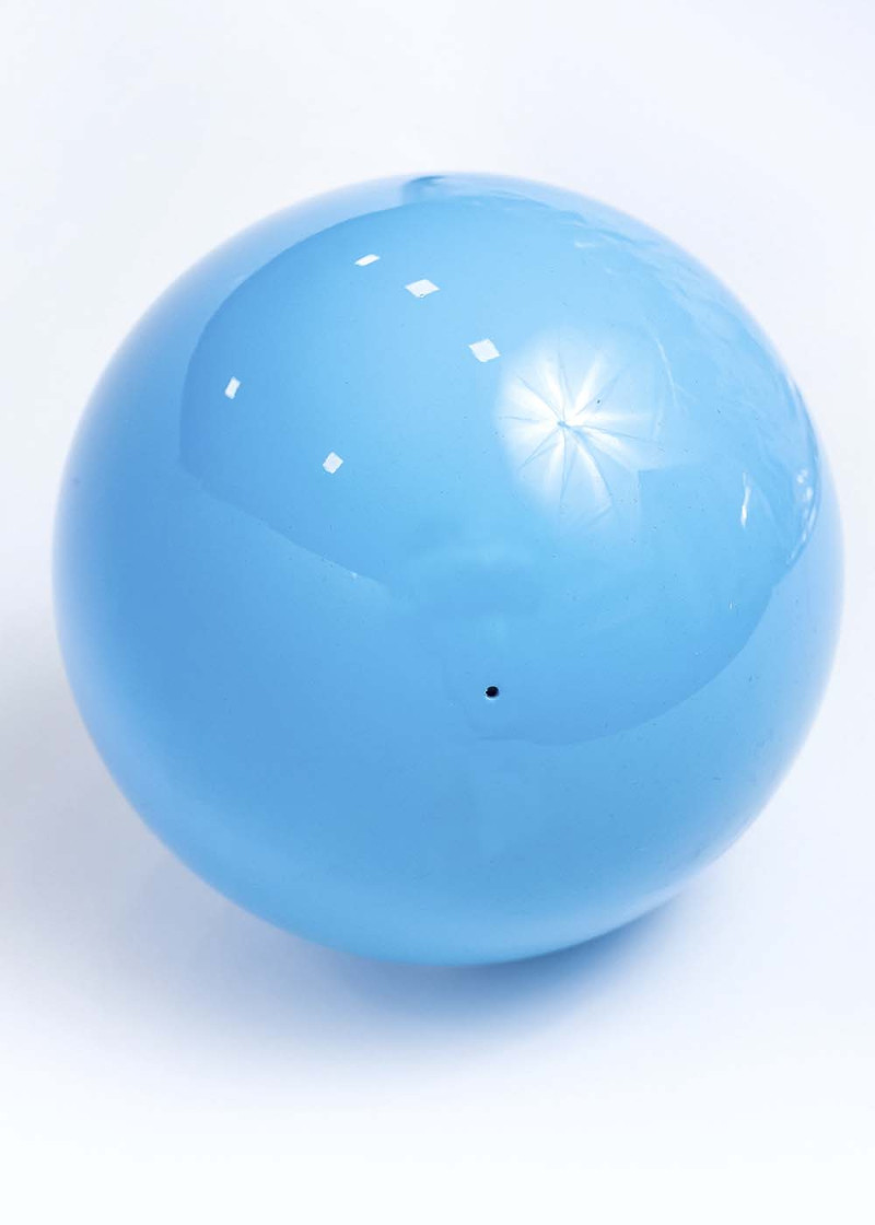 Ball for gymnastics SASAKI NEW FIG M-20B, 17см rubber, Light-blue (LIBU), 17cm, 350g