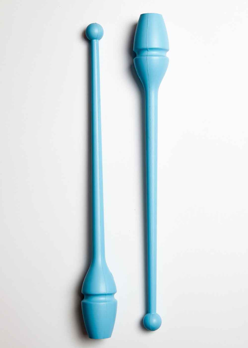 Clubs для гимнастики SASAKI M-34, 44cm rubber, Light-blue (LIBU), 44cm, 150g