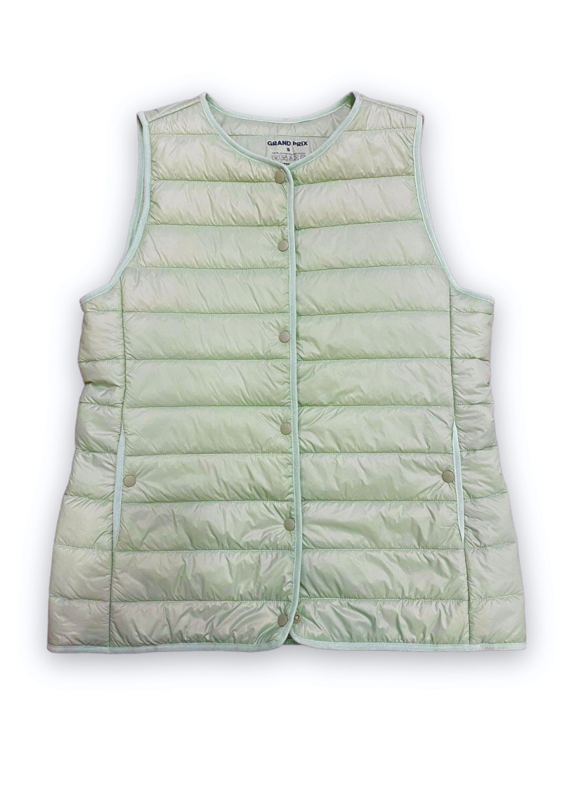 LESSON Warm-up vest by Grand Prix 100%polyester, mint, L