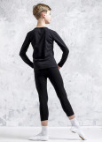 THOMAS longsleeve 90%polyamide, 10%elastane, black, XS