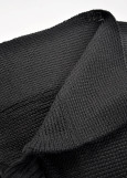 Warm up cardigan AGNESS wool mixture, black