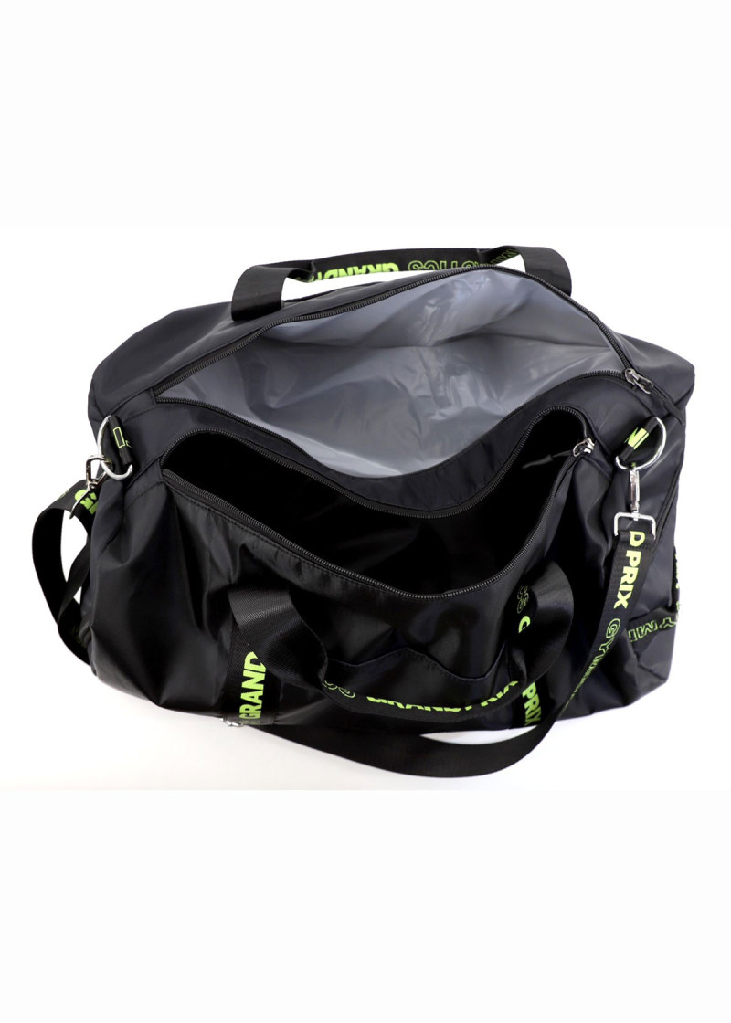 Gymnastics bag black+lime green