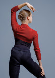 Long Sleeve Open Bolero Grand Prix ALEXANDRA wool mixture, cherry, S