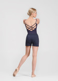 BRUNA camisole leotard by Grand Prix nylon+spandex, deep cobalt, S