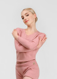 Sweater WANDA HARMONY Grand Prix 50%viscose, 31%polyester, 19%nylon, corall almond, XS