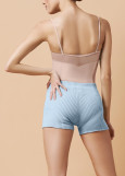 WHOOPI Warm up Shorts 73%viscose,24%nylon,3%elastane, light blue, M-L