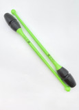 Clubs for gymnastics CHACOTT HI-GRIP plastic+rubber, Yellow Green (133), 41cm